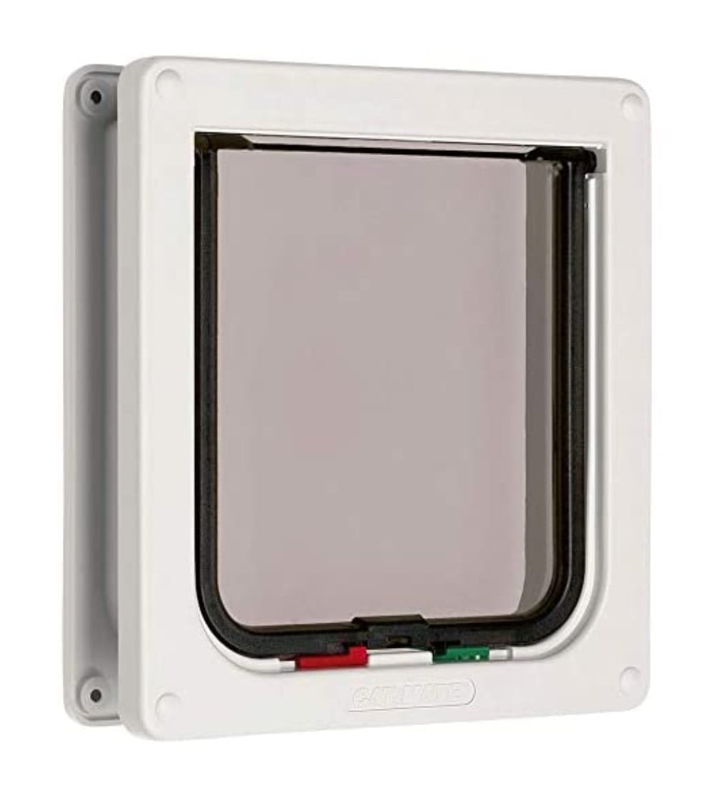 Cat Mate 4-Way Locking Cat Door, Weather-Resistant, Medium photo 1