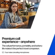 HP Poly (formerly Plantronics) Voyager Legend 50 - Bluetooth Headset - 4 Noise-Canceling Mics, AI NoiseBlockAI & WindSmart Technology - Seamless Connectivity & Smart Call Controls - All-Day Comfort