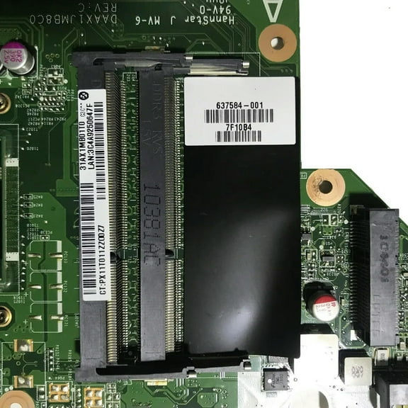 FOR G42 CQ42 G62 CQ62 Laptop Motherboard 637584-001 DAXX1JMB8C0 With I3-370M CPU HM55 HD6370M/512MB GPU