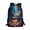 Celestial Mushroom Print, variant on HUIACONG Galaxy Wolf School Backpack for Primary Students Large Capacity Ergonomic Breathable Adjustable Straps for Boys Girls Ages 6‑18 Daily Use