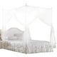 thumbnail image 4 of Luxury Princess Bed Curtain Three Side Openings Mosquito Net Bedding (L), 4 of 4