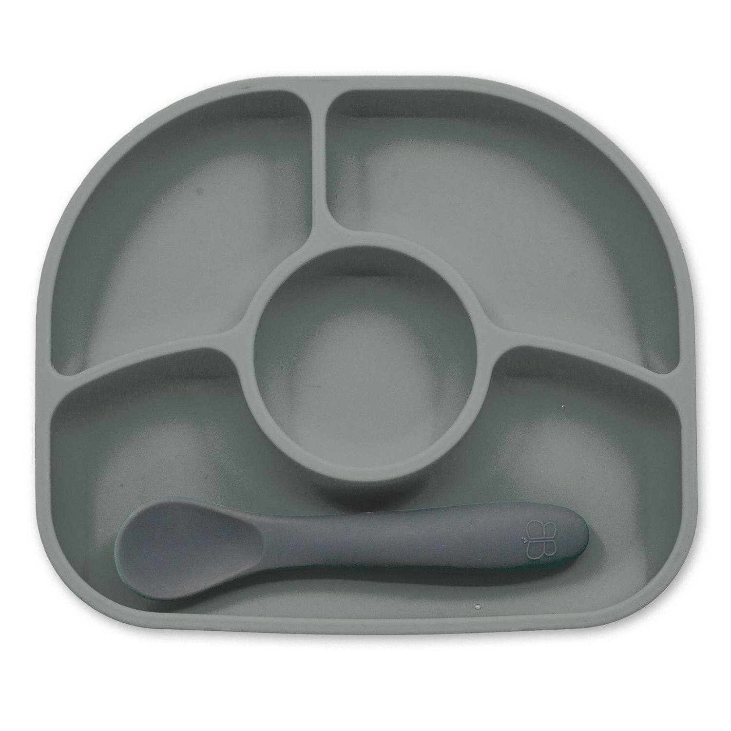 Yümi: Ensemble d'assiette et de cuillère en silicone