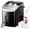 Black-37Lbs Nugget Ice, variant on Countertop Nugget Ice Maker, 34/44Lbs Daily Output, Auto-Clean Pellet Sonic Ice Machine, Includes Ice Scoop & Basket for Home, Kitchen & Office