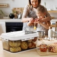thumbnail image 7 of ACDANC Bread Box for Kitchen Countertop,Airtight Bread Storage Container,Time Recording Bread Keeper with Lid,Bread Storage for Homemade Breads,Toast,and Cookies,White Bread Holder., 7 of 7