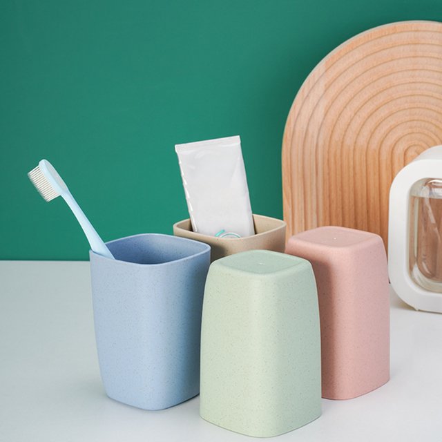 Danhjin Plastics Cups Natural Material Reusable Drinking Cups Lightweight Sturdy Practical For Home Office Kitchen Outdoor Use Cups