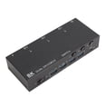 thumbnail image 1 of Conmutador KVM Dual, Conmutador KVM USB 3.0 De 3 Entradas Y 2 Salidas Compatible Con Copia Y Pantalla Extendida Con Emulador EDID Para 4 Dispositivos USB 3.0, 1 of 7