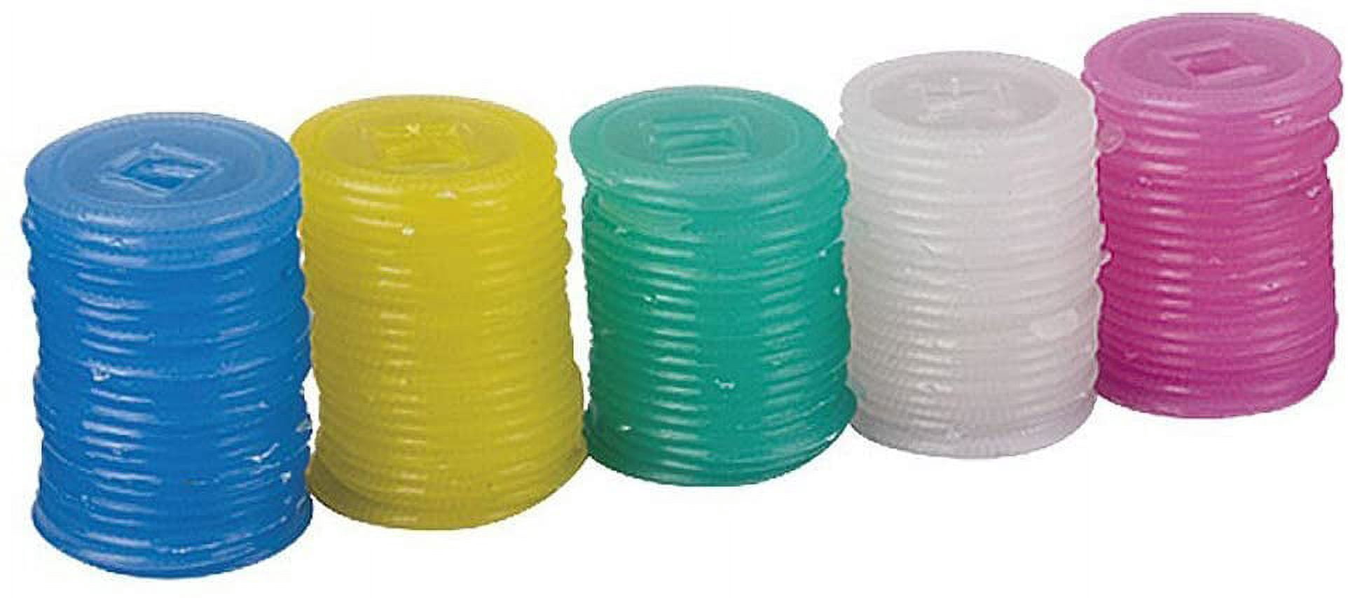 Multi-Color Acrylic Mahjong Mah Jongg Racks 18'' with 100 pcs Coins (5 Colors)