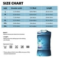 thumbnail image 6 of Haiem Men's Butterflies And Waterlily In Water Print Tank Tops Summer Sleeveless Cut Off Workout T-Shirts Fitness Vest Athletic Undershirts-Large, 6 of 8