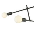 thumbnail image 5 of Z Lite 731-3SF-MB 23.25 in. Modernist Three Light Semi Flush Mount Light, Matte Black, 5 of 7