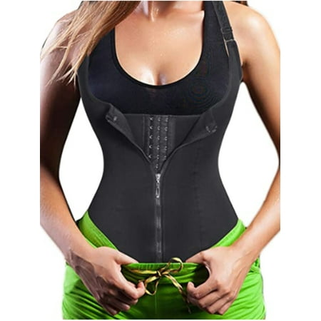 

LELINTA Waist Trainer Corset for Women Waist Cincher Weight Loss Body Shaper Slimmer Corset Tummy Control Shapewear Vest Adjustable Straps