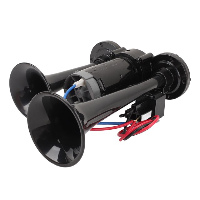 Bocina De Trompeta Doble, Bocina De Aire Dual Versátil DC24V 130dB Para Tren