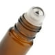 thumbnail image 3 of 6 botellas de perfume de vidrio premium de 10 ml con tapa enrollable para aceites esenciales, esencias, Marron oscuro, 3 of 9