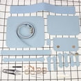 thumbnail image 3 of DIY Sewing Stitching Womens Leather Bag Shoulder Bag Making Making Complete Kit Handbag Blue, 3 of 9