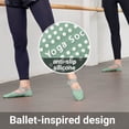 thumbnail image 7 of Amzcrzy 3 Pairs Pilates Socks Non Slip Cross Strap No Show Socks Womens Anti-Skid Silicone Floor Yoga Socks for Ballet Home Workout, 7 of 7