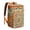 Orange-57, variant on Zen Meditation Mandala Pattern Cooler Backpack, Leakproof Waterproof Insulated Lunch Bag, Mystic Ethnic Design for Yoga Retreats, Travel