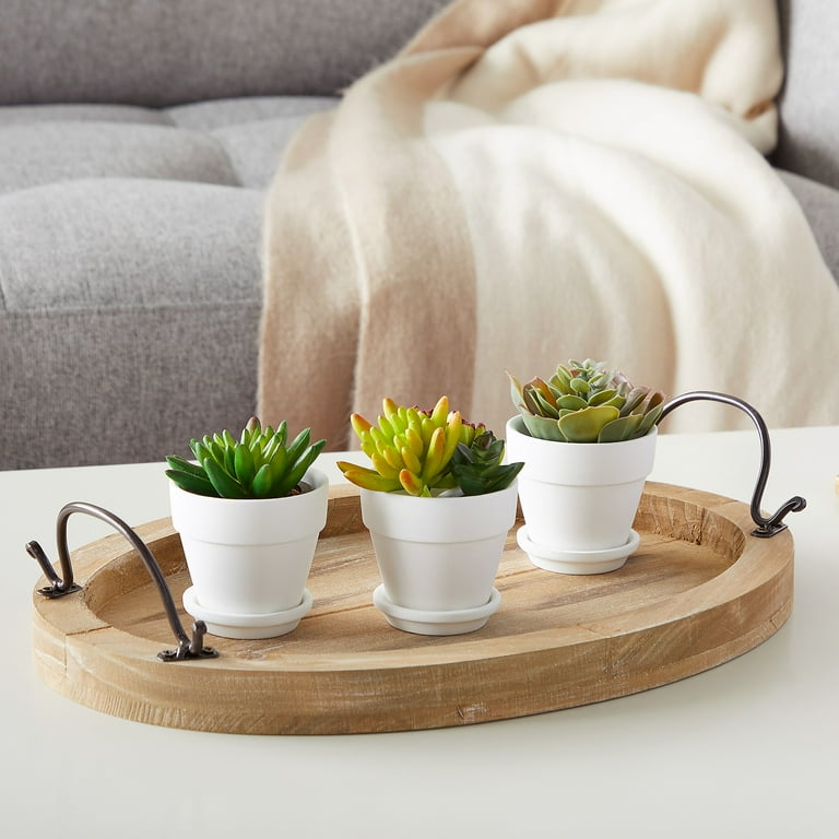 3 Inch Terracotta Pots, 12 Pack with Saucers & Drainage Hole for