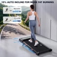 thumbnail image 6 of Walking Pad Treadmill with 15% Auto Incline for Home, 4 in 1 Under Desk Treadmills with APP and LED Display, Portable Pads with Light Strip, 6 of 9