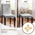 thumbnail image 5 of Spring Floral Chair Covers Set of 8 Wildflower Chair Back Covers Stretch Removable Washable Slipcovers Protector for Dining Room Kitchen Party Decor, 5 of 5