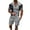 Gray, variant on Vedolay Two Piece Short Set For Men Men's 2 Piece Outfits Color Block Short Sleeve T Shirt and Shorts Set,Black L