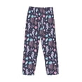 thumbnail image 4 of Kdxio Watercolor Marine Animals Print Men's Sleep Pajama Pant Lounge Pants with Pockets, 4 of 8
