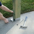 thumbnail image 3 of Simpson Strong Tie ABW66RZ ZMAX Galvanized 12-Gauge 6-Inch by 6-Inch Rough Adjustable Post Base by Simpson Strong-Tie, 3 of 3