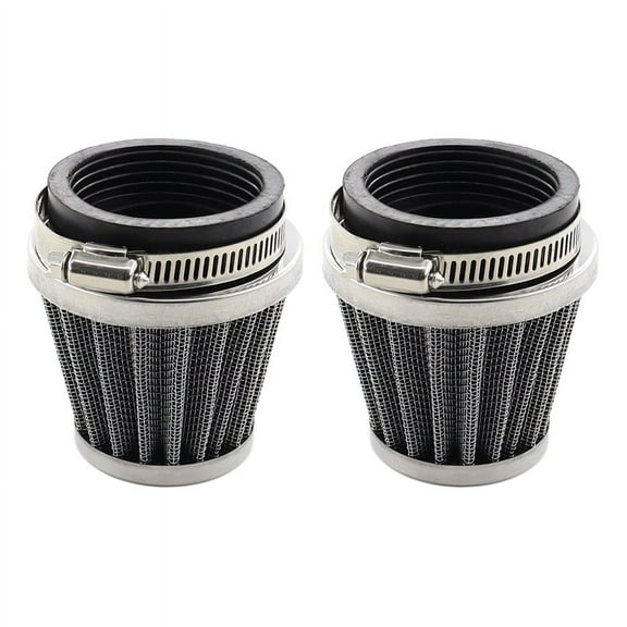 2pcs High Performance Air Filter 48mm 49mm 50mm for Honda Yamaha Kawasaki Suzuki Small Engine Universal Pod