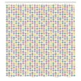 thumbnail image 2 of Ambesonne Valentine's Day Shower Curtain, Retro Style Hearts, 69"Wx84"L, Multicolor, 2 of 4