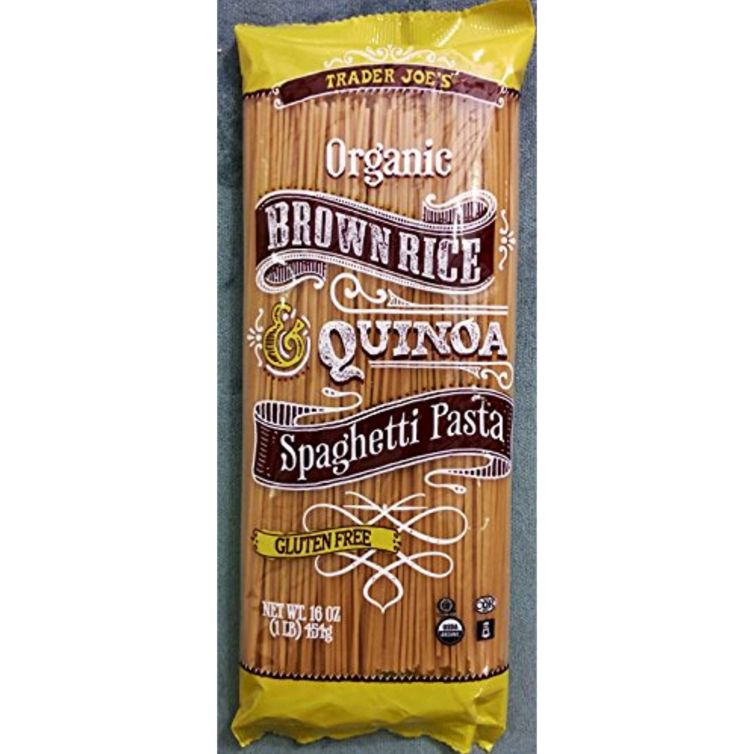 TJ Brown Rice & Quinoa Spaghetti Pasta 16 Oz (Pack Of 2)