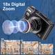 thumbnail image 4 of Cámara Digital 4K de 64 MP para Fotografía, Pantalla IPS Abatible de 3 Pulgadas, Zoom Digital de 18X, Videocámara para Vlogs, Cámaras Web., 4 of 7