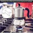 thumbnail image 2 of Stainless Steel Gas Stove Reducers - Gas Stove Rack - Top Rack - Wok Holder 14cm 2Pcs Silver, 2 of 5