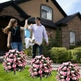 thumbnail image 5 of Clearance! Flowers For Garden Decoration Azalea With Ground Stakes For Outdoor Landscaping For Courtyard Patio And Wedding Celebrations Home Decor, 5 of 5