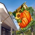thumbnail image 6 of Happy Fall Pumpkin Farmhouse Decorative Flag Double Sided Harvest Sunflower Thanksgiving Day Outdoor Yard House Flag 28×40 inch, 6 of 6
