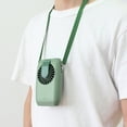thumbnail image 4 of leyfeng Ventilador de cuello colgante con función de banco de energía Ventilador de mano portátil Mini ventilador de escritorio recargable de 3 velocidades, 4 of 7