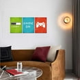 thumbnail image 6 of Video Game Boys Play Room Wall Art Canvas Print Colorful Gaming Themed Quotes Artwork for Man Bedroom Gaming Room Wall Decor Gift Framed to Hang 12x16inch Game On, 6 of 6