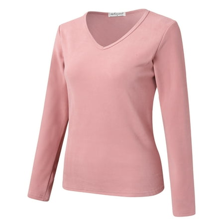 Women Crew Neck Fleece Mens Thermals Top and Bottom Set Microfiber Lined Thermal Underwear Mens Thermals Top and Bottom Set 4Xl Slim Tops Long Sleeve Thermal Shirts Winter Tops