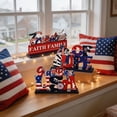 thumbnail image 5 of Nkmbld 3 Pcs 4th of July Table Wooden Ornaments Patriotic Tiered Tray Decor Farmhouse Wooden Block Signs for Tabletop Decor Home Kitchen Office Desk Shelf, 5 of 8