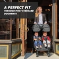 thumbnail image 2 of Baby Jogger City Tour 2 Double Stroller, Pitch Black, 2 of 7