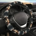 thumbnail image 5 of Naloa Urban Bear With Headphones Elastic Steering Wheel Cover, Auto Steering Wheel Cover – 15 Inch, Fit Suvs,Vans Cars,Trucks, 5 of 6
