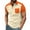 Orange, variant on Lmnyox Mens Summer Tops Color Block Short Sleeve Golf Shirt with Pocket Casual Dressy Collared Button Tees