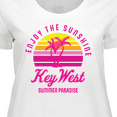thumbnail image 4 of Inktastic Enjoy The Sunshine Key West Summer Paradise Women's Plus Size T-Shirt, 4 of 5