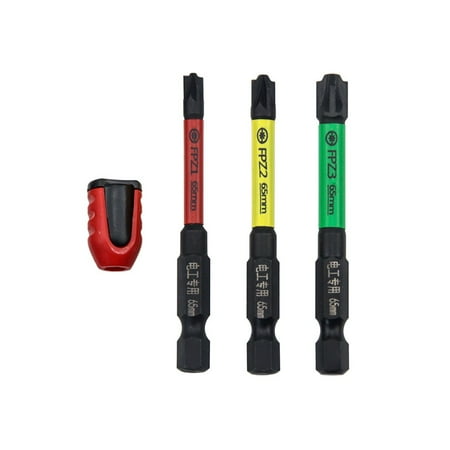 

FPH FPZ Special Slotted Cross Screwdriver Bit with Magnetic Ring for Electrician