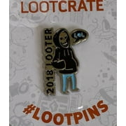 Rare Limited Edition Discontinued Loot Crate Looter 2018 Skeleton Enamel Loot Pin