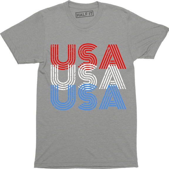 USA - 4th of July Independence Day American Men's T-Shirt