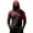 Black, variant on Hooded Sun Shirts for Men Long Sleeve Sun Fishing Hoodies With Face Mask Uv Protection Cooling Rash Guard Shirts, XL
