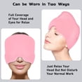 thumbnail image 3 of Headache Relief Hat, Ice Cap for Migraines Tension Sinus Headache Relief, Snugly Fit for Head Ice Pack Cap with Gel Ice for Headache Migraine Relief, Compressed Therapy Headache Relief Cap, 3 of 6