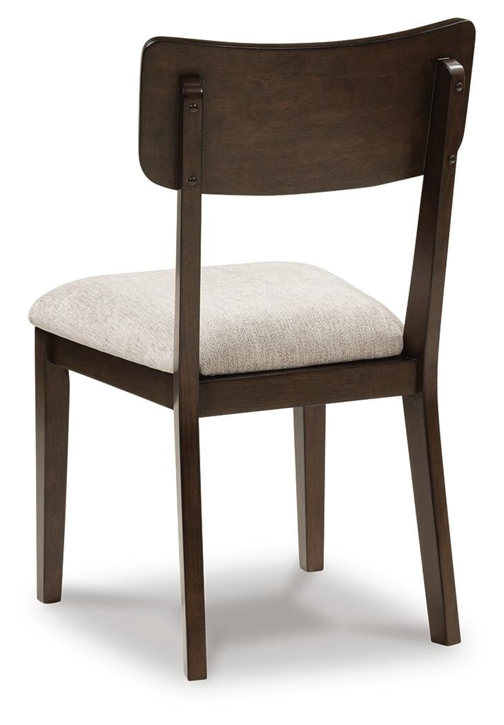 Signature Design by Ashley Favelon Dining Upholstered Side Chairs, Set of 2, Merlot Polyester Upholstery