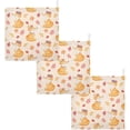 thumbnail image 5 of SKYSONIC 3 PCS Cute Cartoon Fox Baby Muslin Washcloths, Autumn Leaves Face Towel Burp Cloths Ultra Soft Absorbent Cotton Bath Wipes Towels for Newborn Boys Girls, 5 of 7