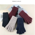 thumbnail image 5 of Guantes de invierno Star para mujer, guantes de punto cálidos, guantes para niñas con pantalla táctil, 5 of 5