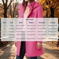 thumbnail image 3 of Enjoytime Winter Coats for Women Double Breasted Mid‑Length Hooded Overcoat Fall Winter Warm Cozy Long Sleeve Outerwear, 3 of 5