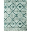 thumbnail image 6 of Unique Loom Outdoor Trellis Collection Area Rug - Tribal Trellis (2' x 6' 1" Runner Light Blue/Ivory), 6 of 7